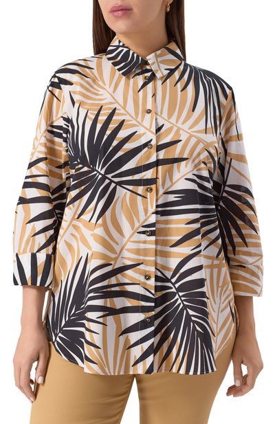 Хлопковая рубашка PERSONA BY MARINA RINALDI, арт. RAID, фото 3