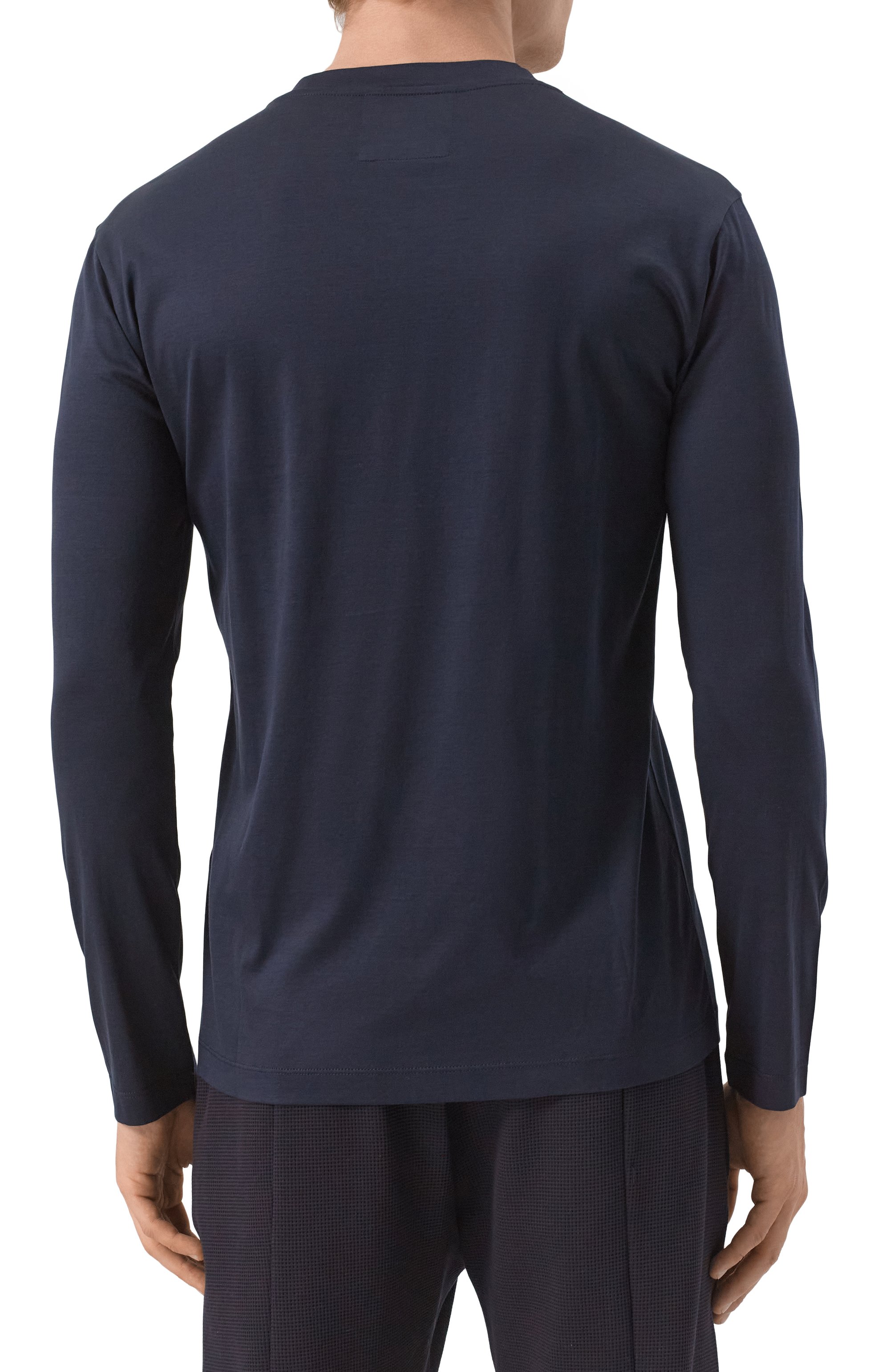 Лонгслив из лиоцелла и хлопка EMPORIO ARMANI, арт. 8N1TE9/1JUVZ, фото 4