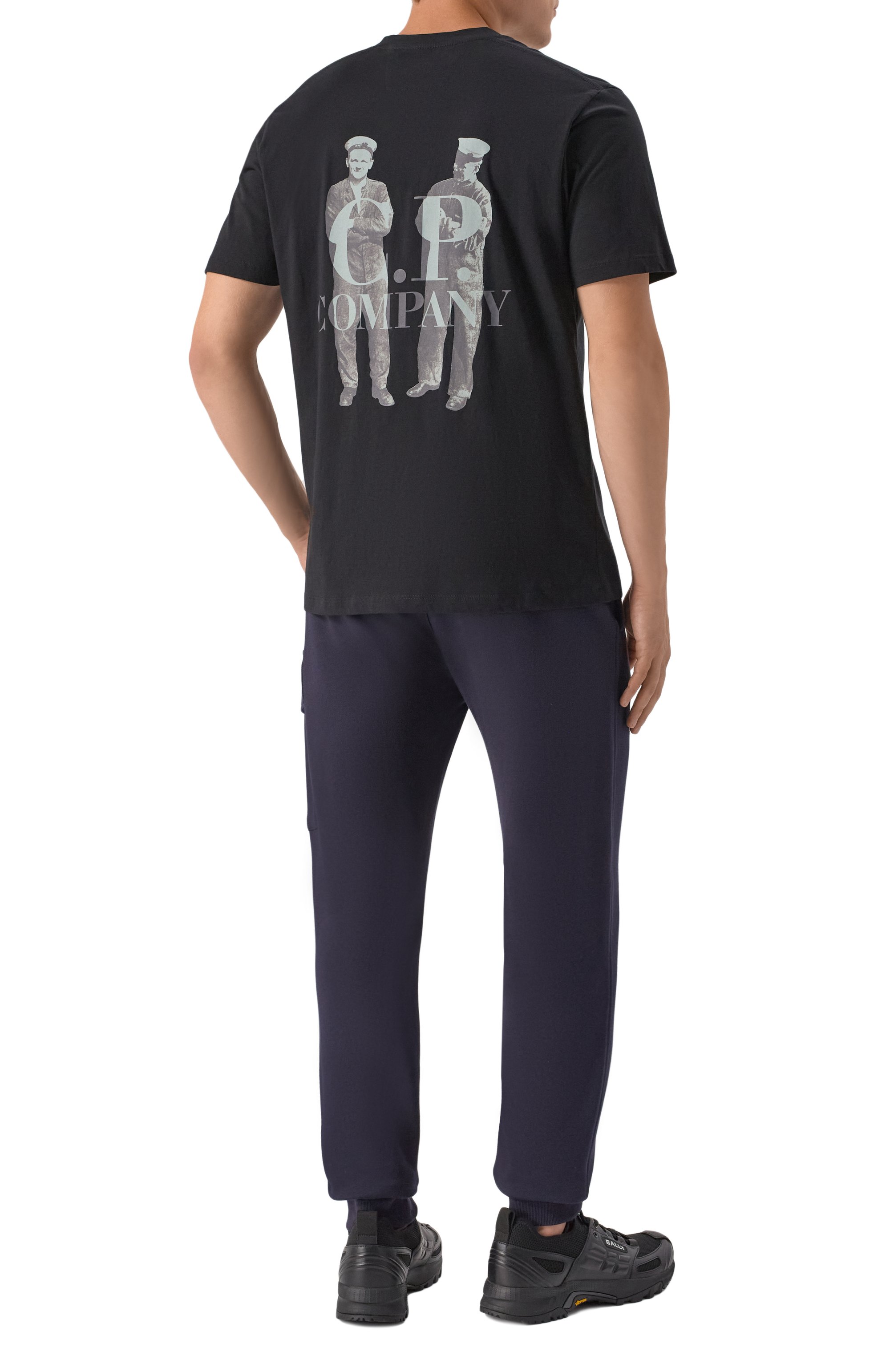 Хлопковая футболка C.P. COMPANY, арт. 19CMTS106A006586W, фото 2