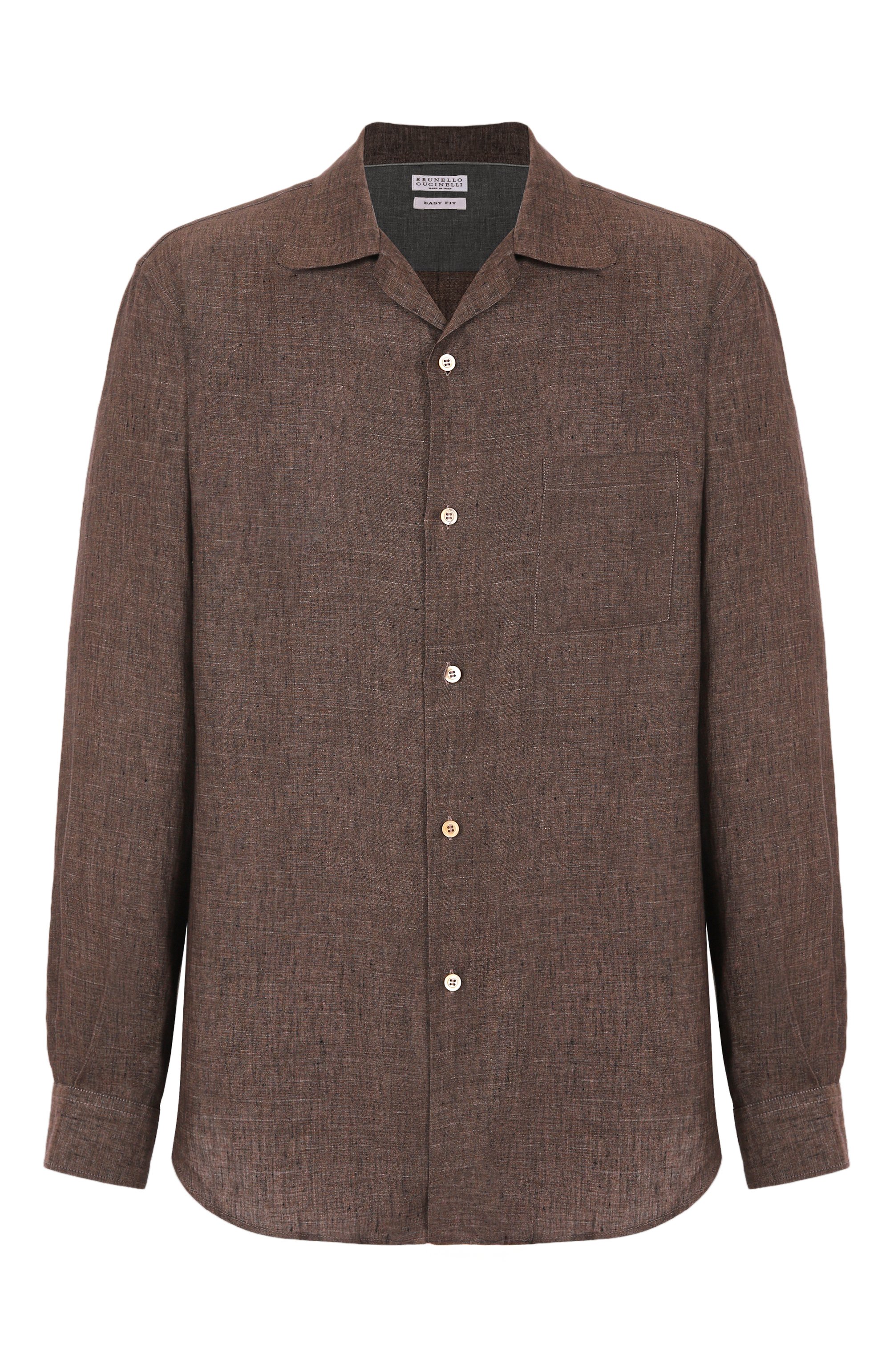 Льняная рубашка BRUNELLO CUCINELLI, арт. MM6950647, фото 1