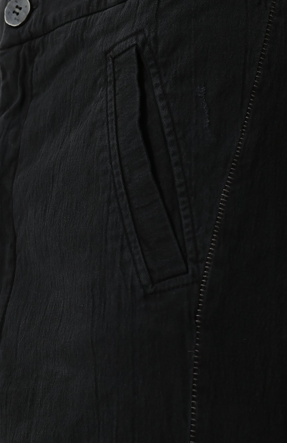 Брюки прямого кроя из смеси хлопка и льна с заниженной линией шага 10SEI0OTTO, арт. 3229TD, фото 5