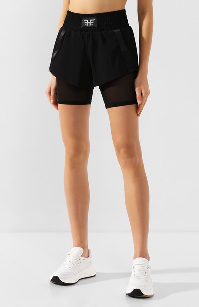 Шорты HEROINE SPORT черного цвета по цене 12450 руб., арт. HS-6-016/SPRING 2020, фото 3 Шорты HEROINE SPORT, арт. HS-6-016/SPRING 2020, фото 3