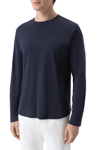 Лонгслив из шелка и хлопка LORO PIANA, арт. FAF6129, фото 3