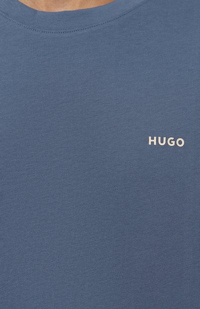 Хлопковая футболка HUGO, арт. 50466158, фото 5