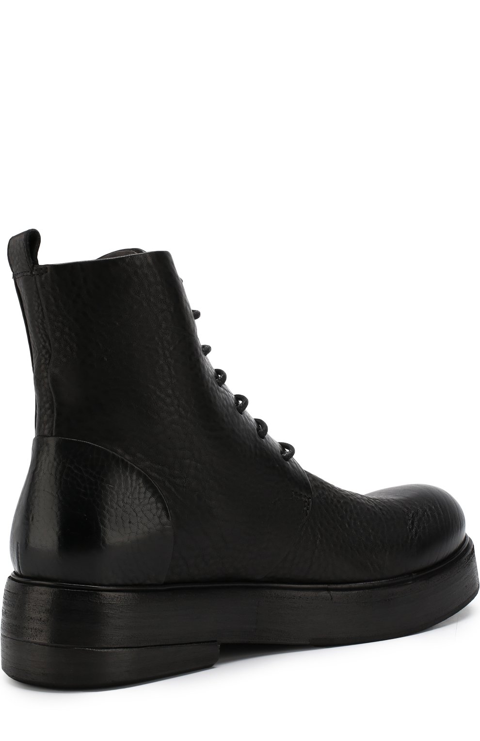 Высокие кожаные ботинки на шнуровке MARSELL, арт. MW5191/VACCH.V0L0NATA, фото 4