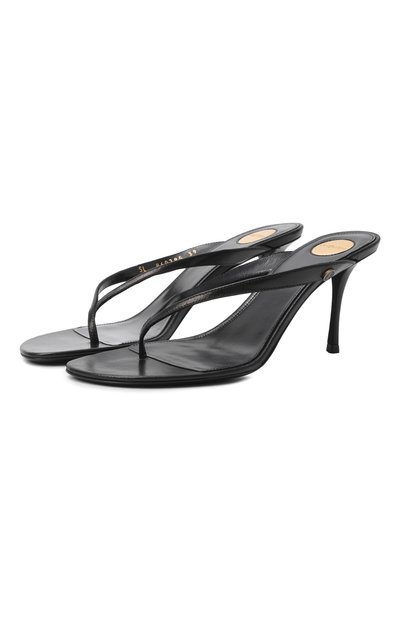 Женские кожаные мюли sue 75 SAINT LAURENT, арт. 860795/AAF2R