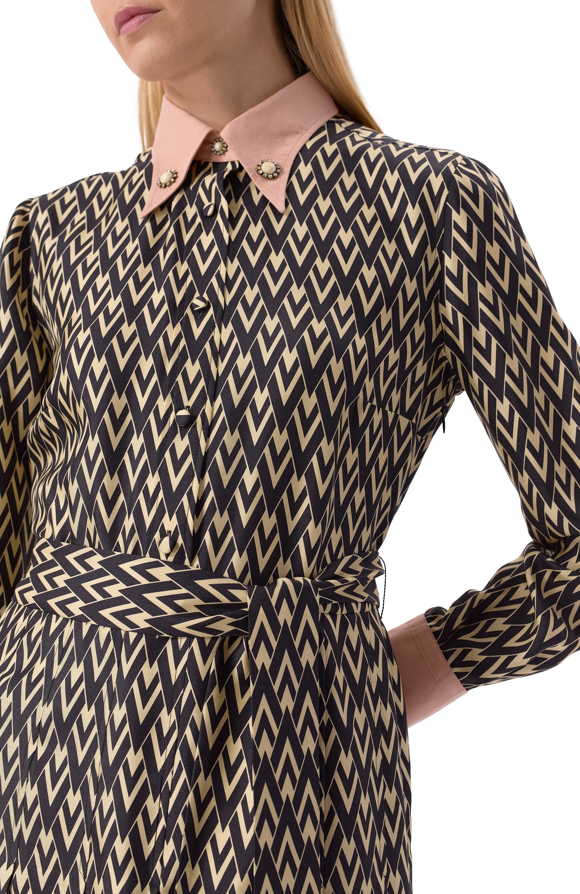 Шелковое платье VALENTINO, арт. 6B3VAEY590R, фото 5