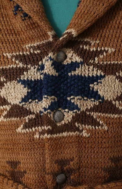 Кардиган на пуговицах с поясом и шалевым воротником RRL, арт. 782677977, фото 5