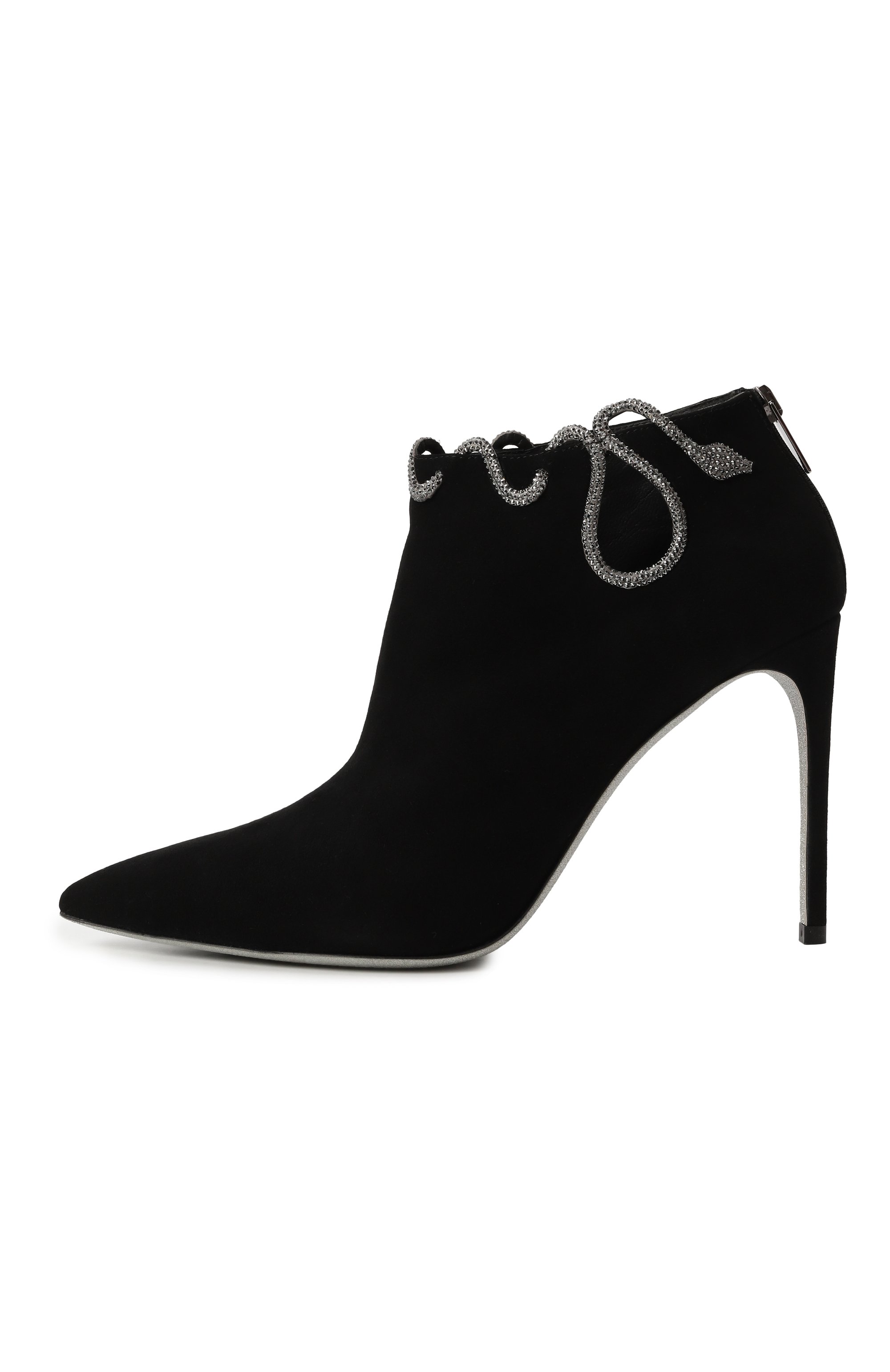 Замшевые ботильоны morgana 100 RENE CAOVILLA, арт. C11423-100/C001, фото 4