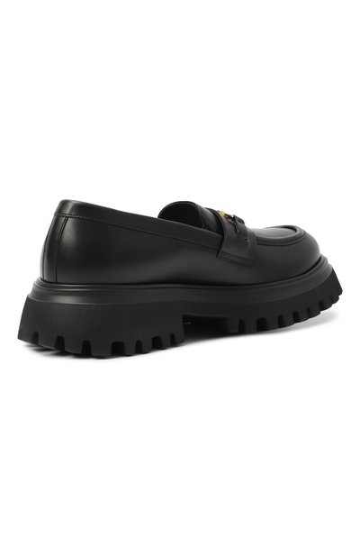 Кожаные лоферы DOLCE & GABBANA, арт. D11351/A1065/37-39, фото 3