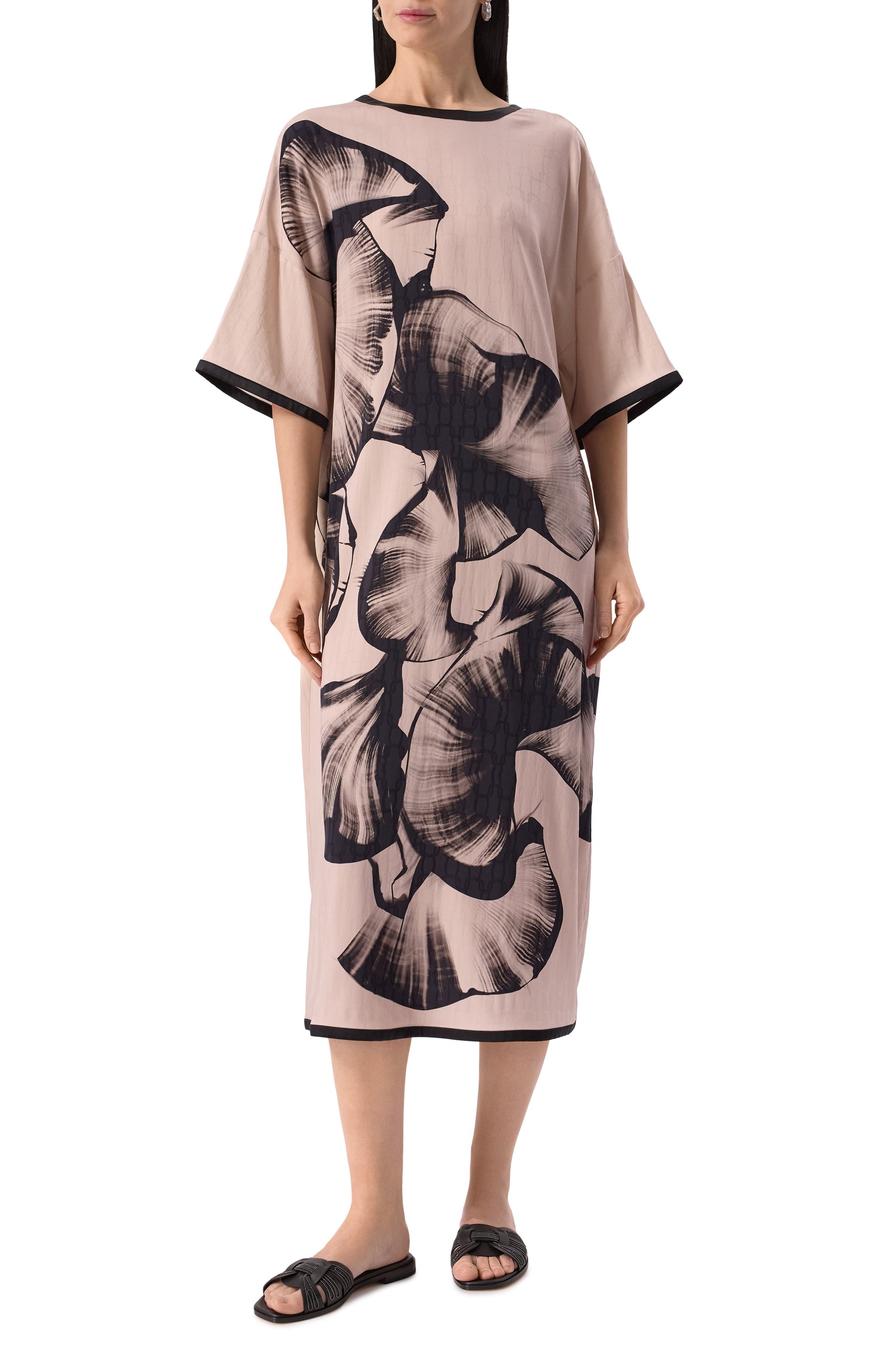 Платье из вискозы и шелка AGNONA, арт. TR0910/S5033, фото 3