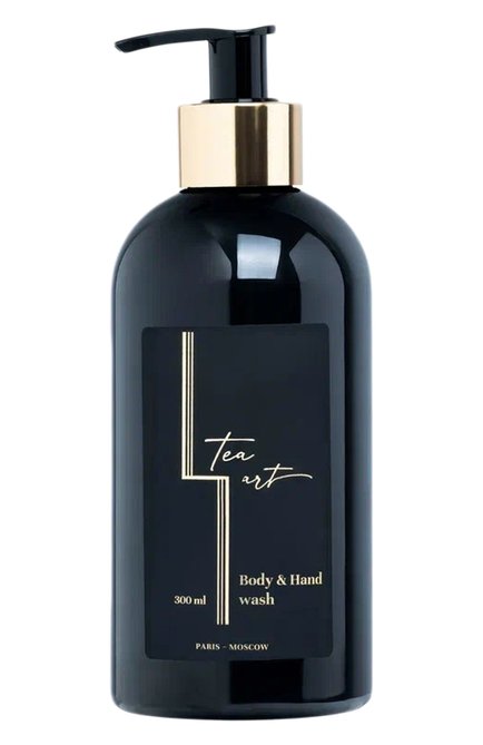 Женское гель для душа и рук black tea &amp; cognac, chocolate (300ml) LOVE TEA ART, арт. 4603745598458