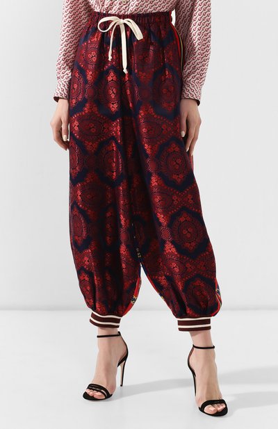 Джоггеры с принтом GUCCI разноцветного цвета по цене 187200 руб., арт. 572299/XJA4T, фото 3 Джоггеры с принтом GUCCI, арт. 572299/XJA4T, фото 3