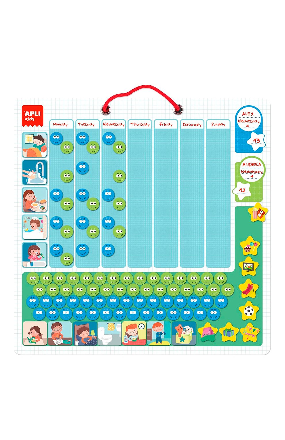 Магнитная таблица мотивация ребенка APLI KIDS, арт. 19165, фото 1
