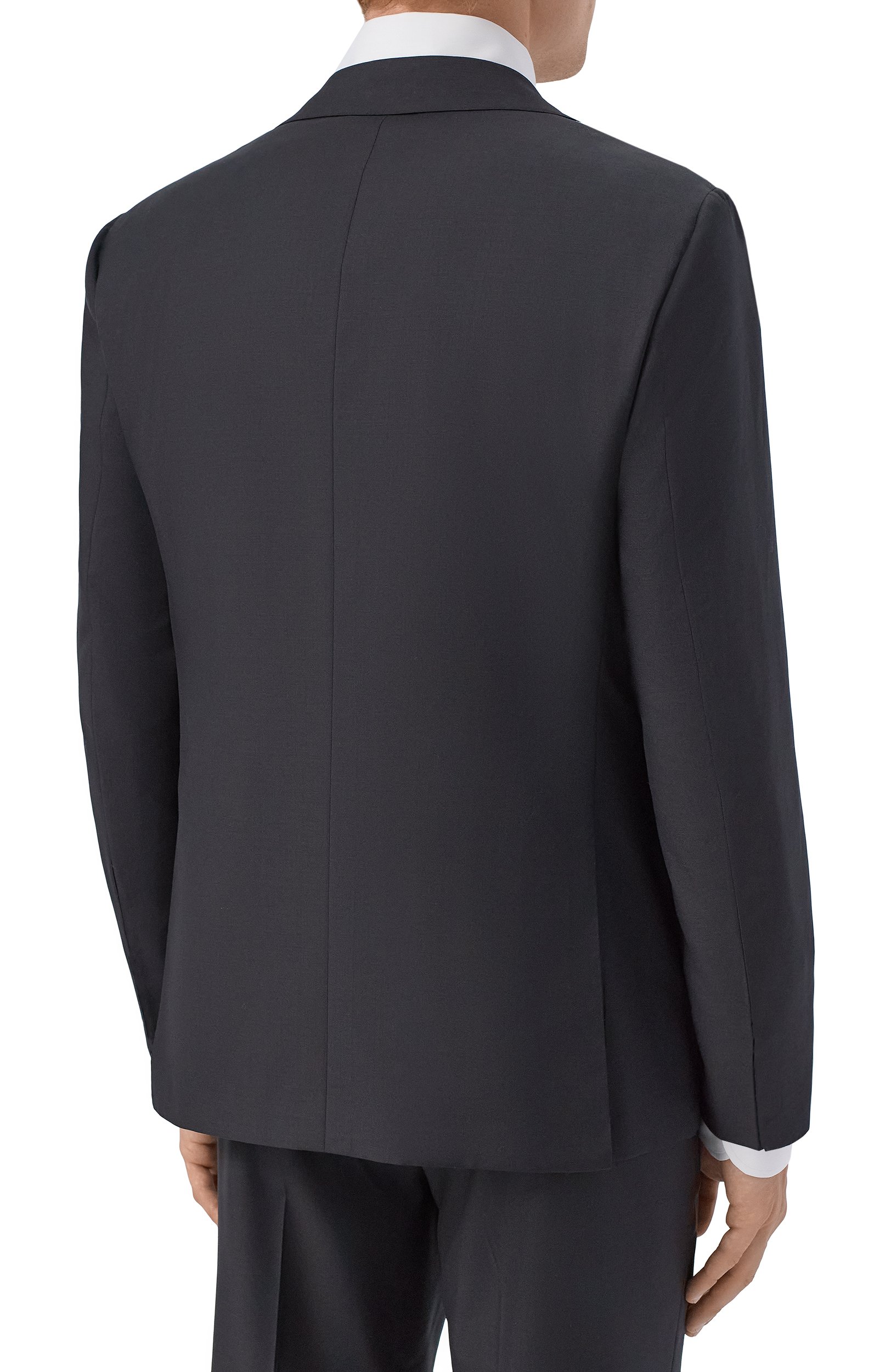 Шерстяной костюм KITON черного цвета по цене 931000 руб., арт. UA81K01270_001, фото 3 Шерстяной костюм KITON, арт. UA81K01270_001, фото 3