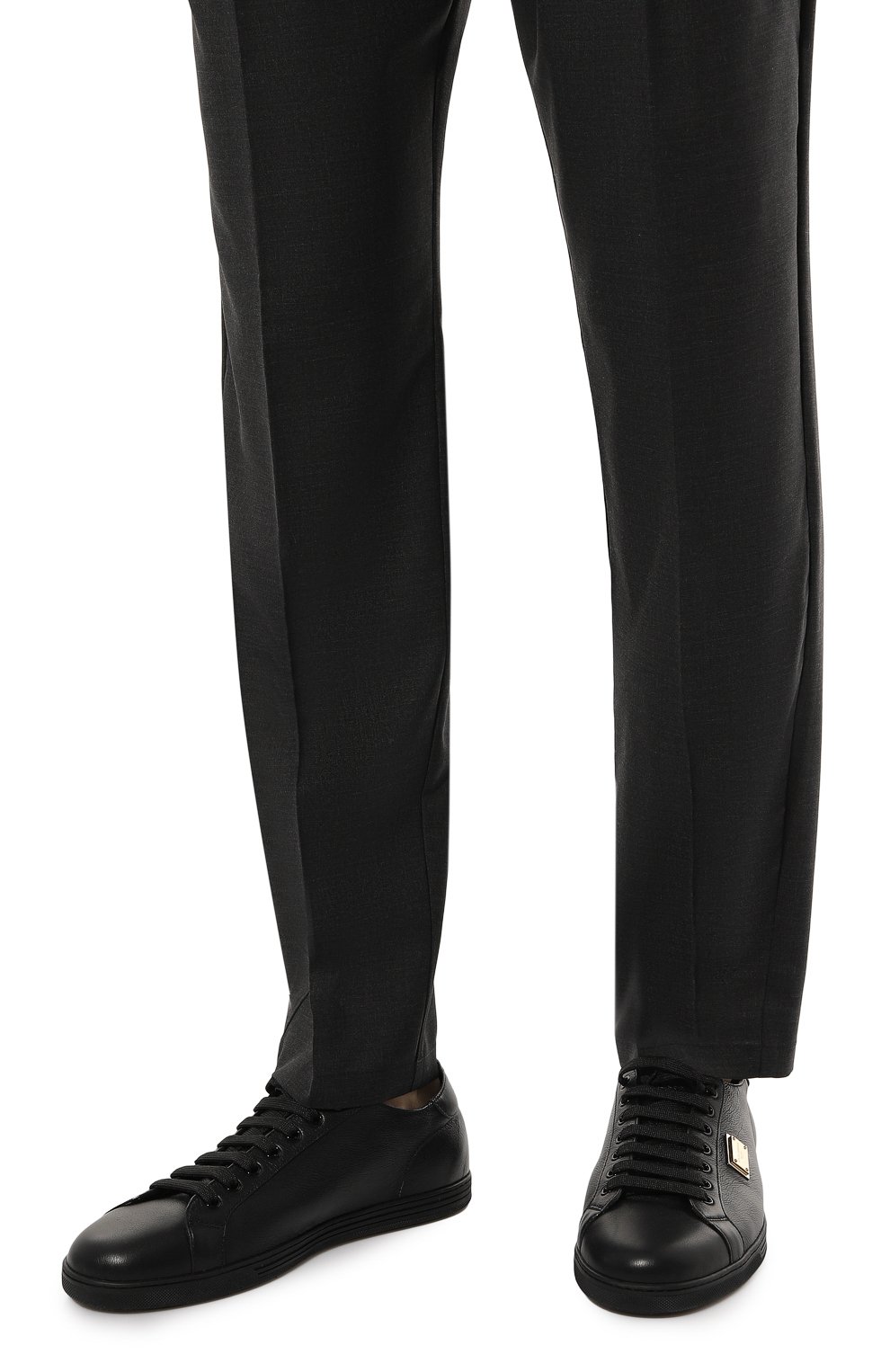 Кожаные кеды saint tropez DOLCE & GABBANA, арт. CS1735/AN990, фото 3