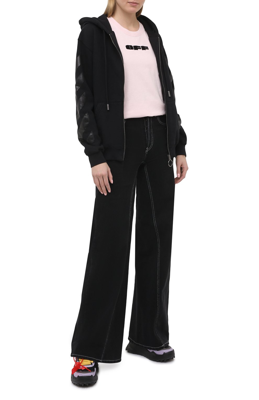 Хлопковая толстовка OFF-WHITE, арт. 0WBE005R21JER001, фото 2