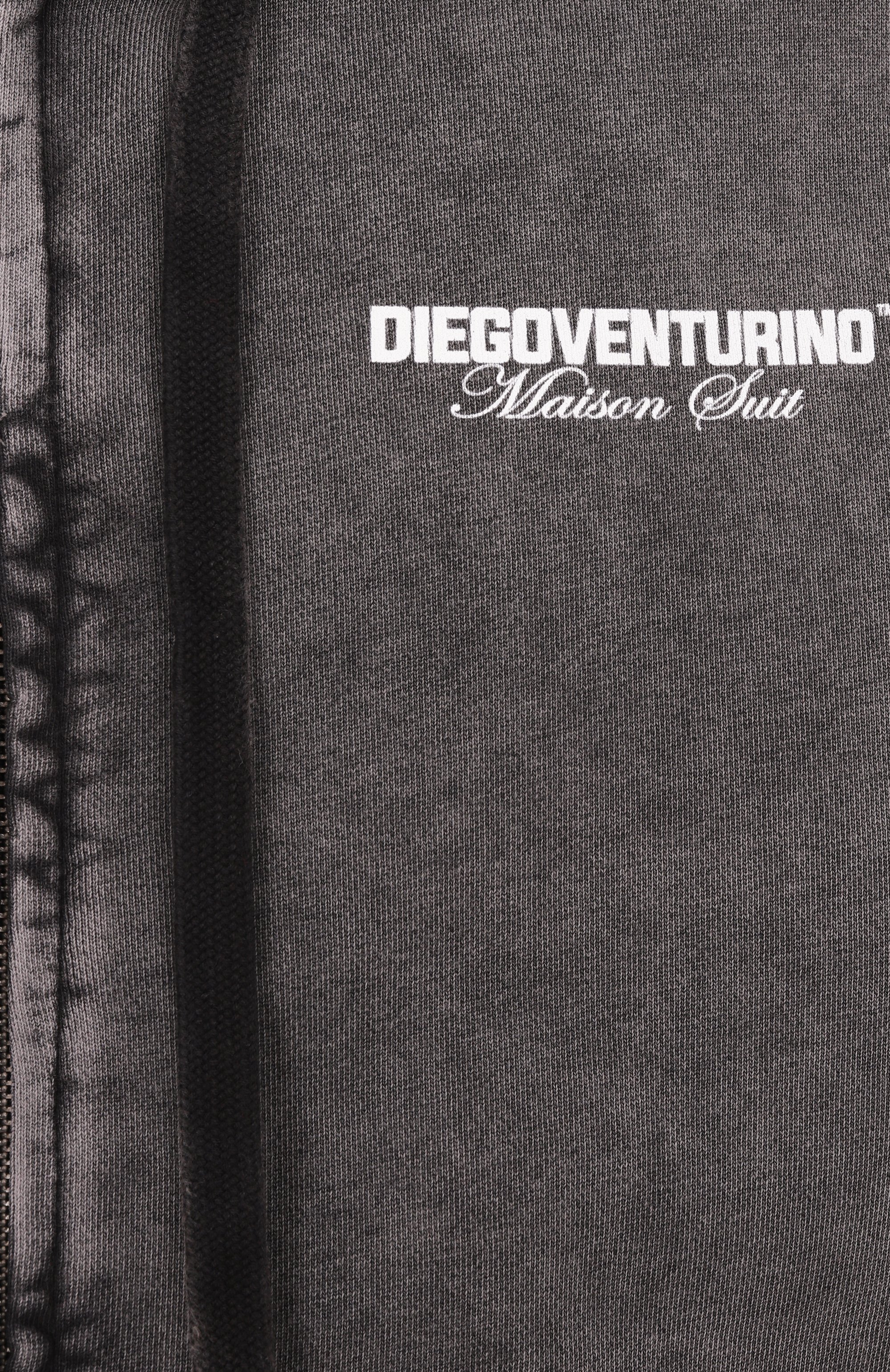 Хлопковая толстовка DIEGO VENTURINO, арт. DVFLZL0G0, фото 6