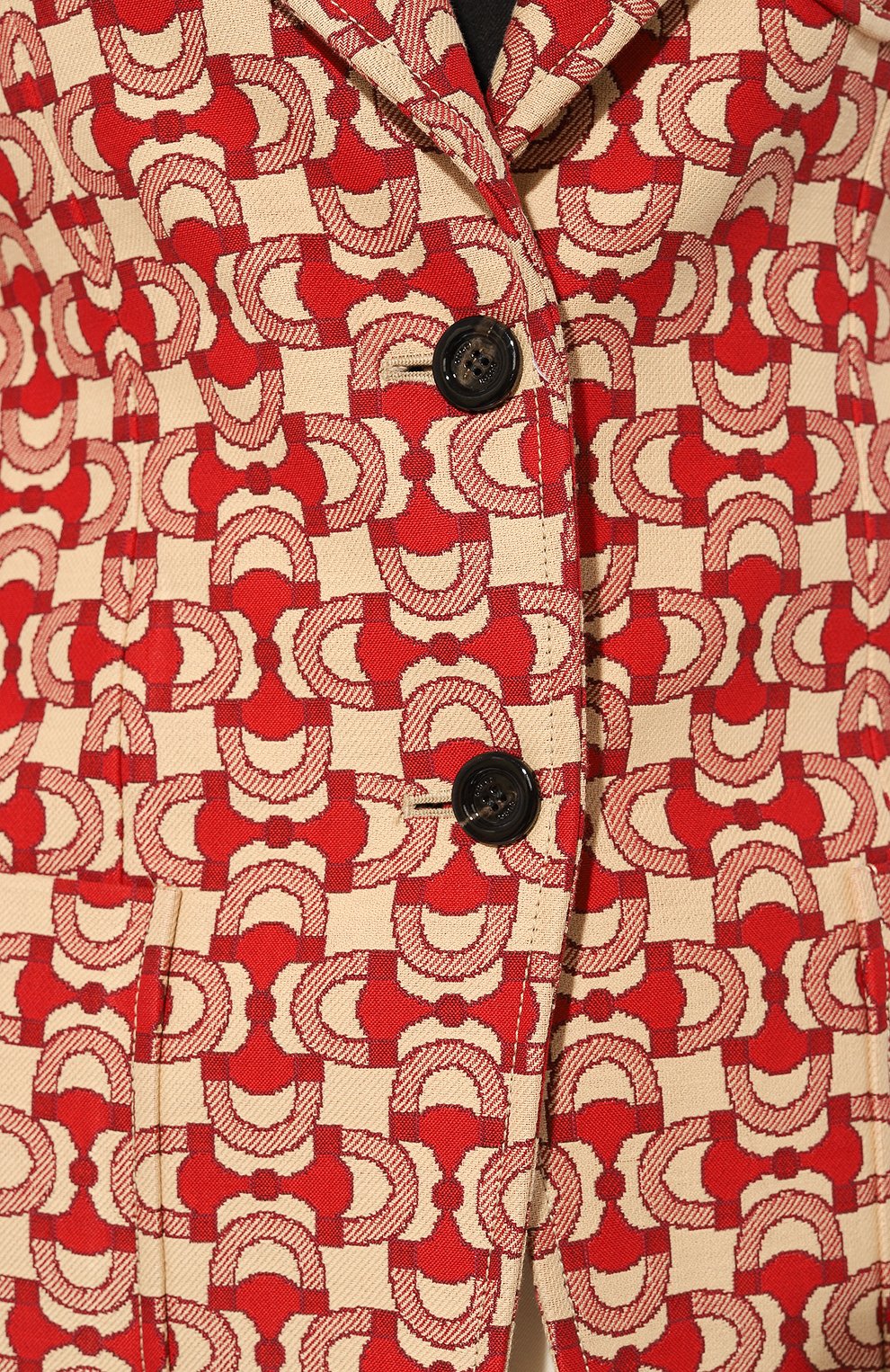 Хлопковый жакет GUCCI, арт. 577307 ZAA1V, фото 5