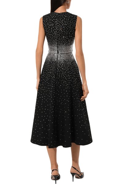 Платье из шерсти и шелка VALENTINO, арт. 3B3VA4701CF, фото 4