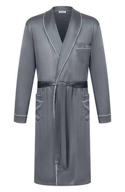 Мужской шелковый халат KITON, арт. UVES08K0265L