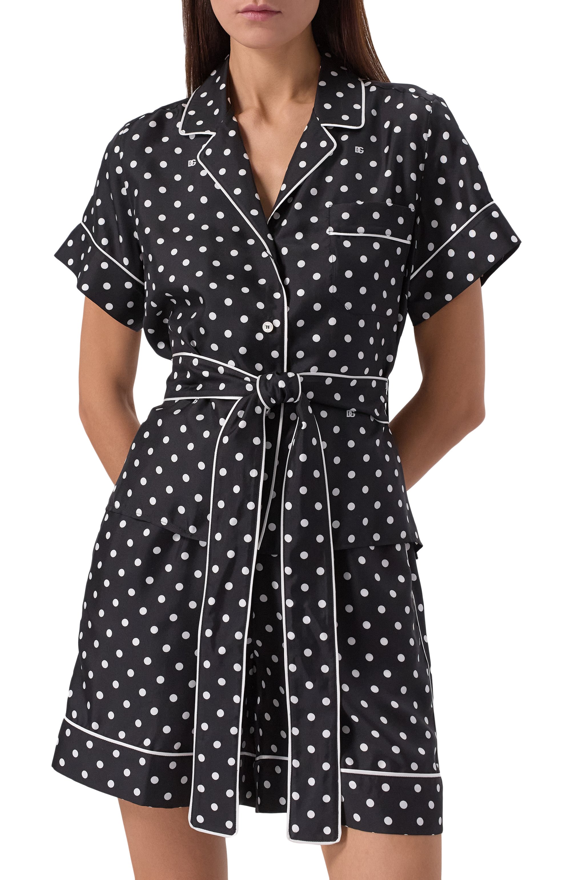 Шелковая блузка DOLCE & GABBANA, арт. F5G67T/IS1VM, фото 3