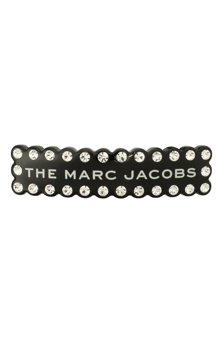 Женская заколка для волос MARC JACOBS (THE) черного цвета, арт. M0017178 | Фото 1 (Материал: Металл, Текстиль, Синтетический материал; Нос: Не проставлено)