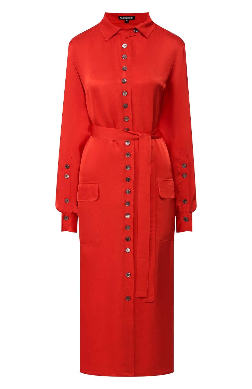 Платье с поясом ANN DEMEULEMEESTER, арт. 2001-2214-P-138-039, фото 1