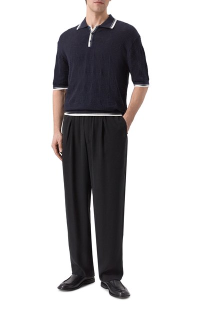 Мужские кожаные лоферы PANTANETTI, арт. 19532D/0LIVER