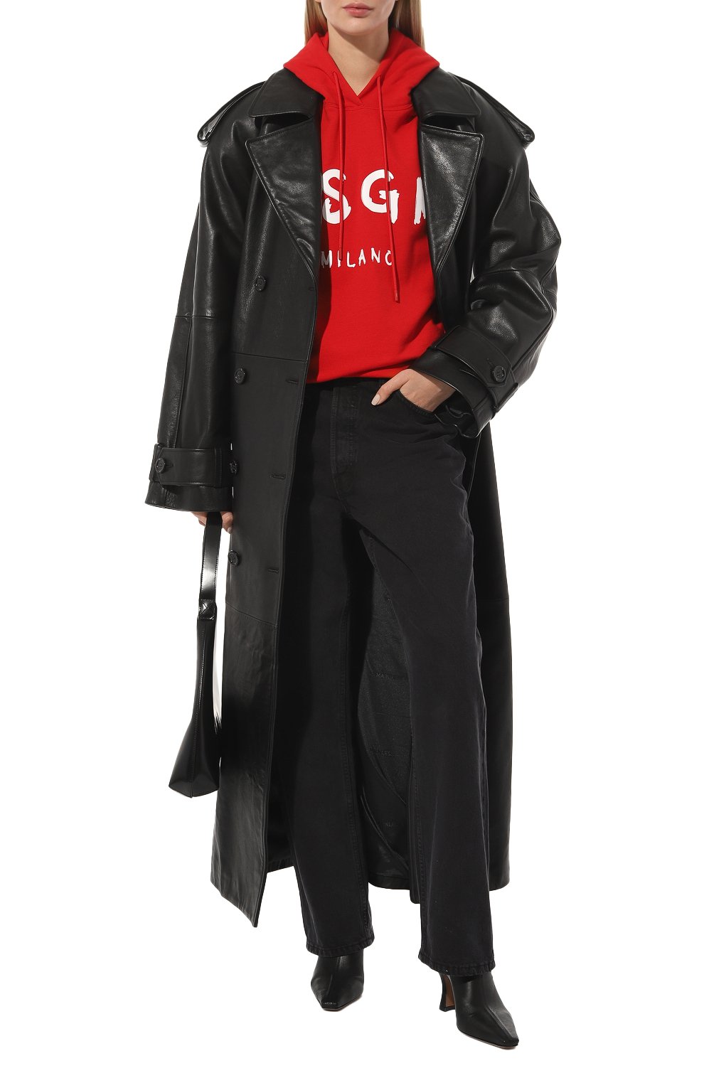 Хлопковое худи MSGM, арт. 2000MDM515 200000, фото 2