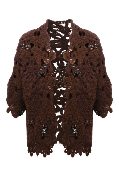 Женский шерстяной кардиган BRUNELLO CUCINELLI, арт. MAB600706