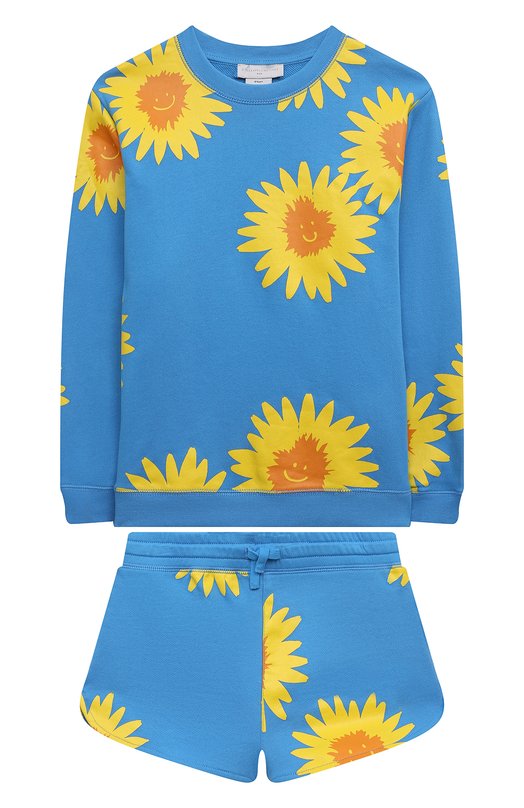 

Комплект из свитшота и шорт Stella McCartney, Голубой