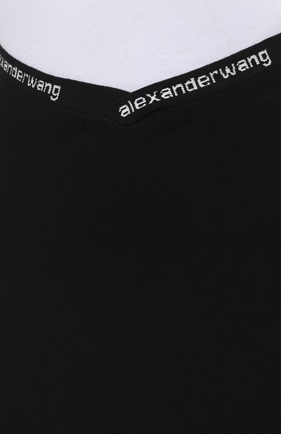 Юбка ALEXANDERWANG.T черного цвета по цене 41800 руб., арт. 4KC2205040, фото 5 Юбка ALEXANDERWANG.T, арт. 4KC2205040, фото 5