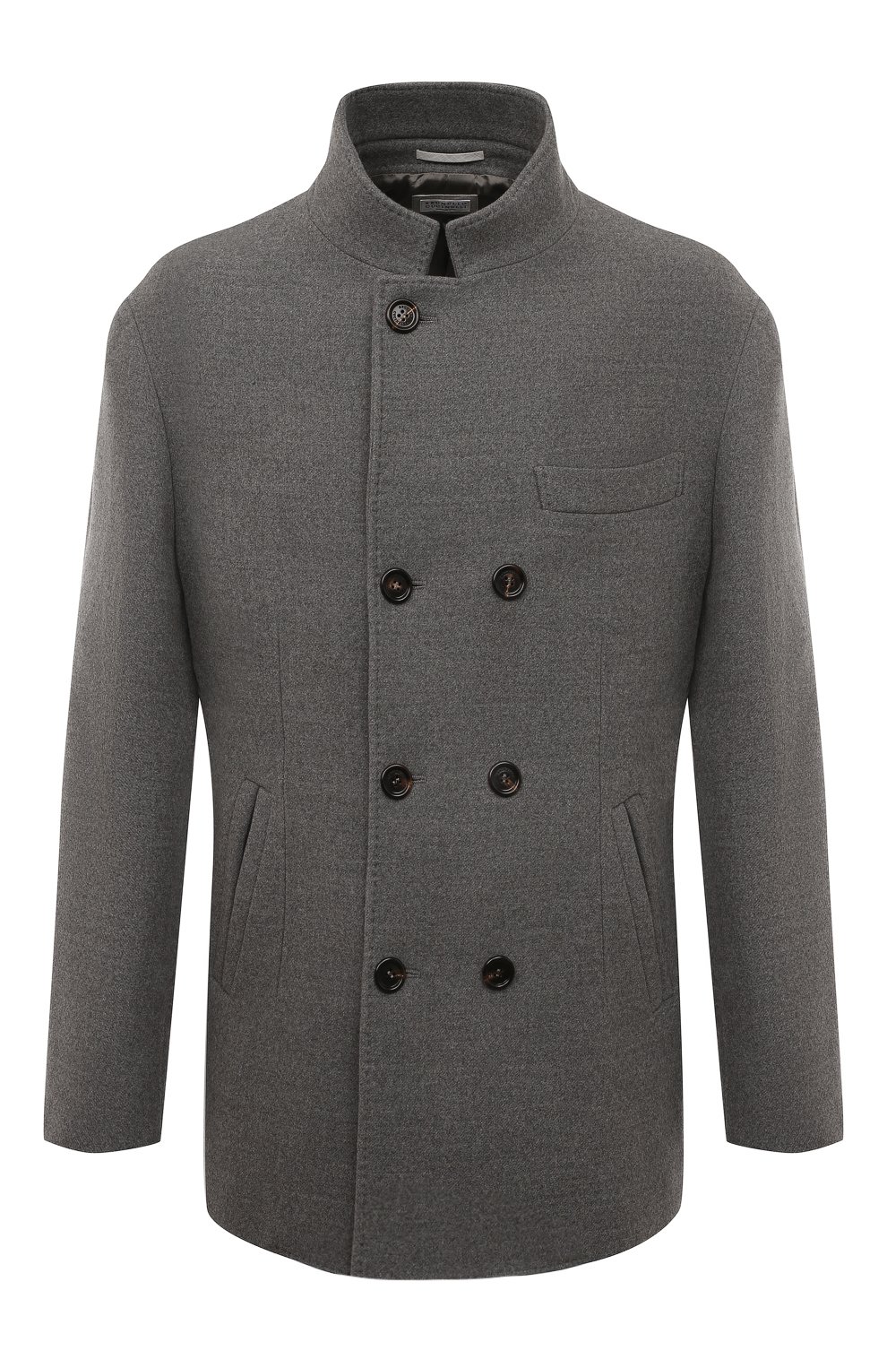 Шерстяное пальто BRUNELLO CUCINELLI темно-серого цвета по цене 487000 руб., арт. MQ4217003, фото 1 Шерстяное пальто BRUNELLO CUCINELLI, арт. MQ4217003, фото 1