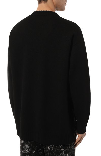 Шерстяной свитер JIL SANDER черного цвета по цене 81900 руб., арт. J21GP0003/J14506, фото 4 Шерстяной свитер JIL SANDER, арт. J21GP0003/J14506, фото 4