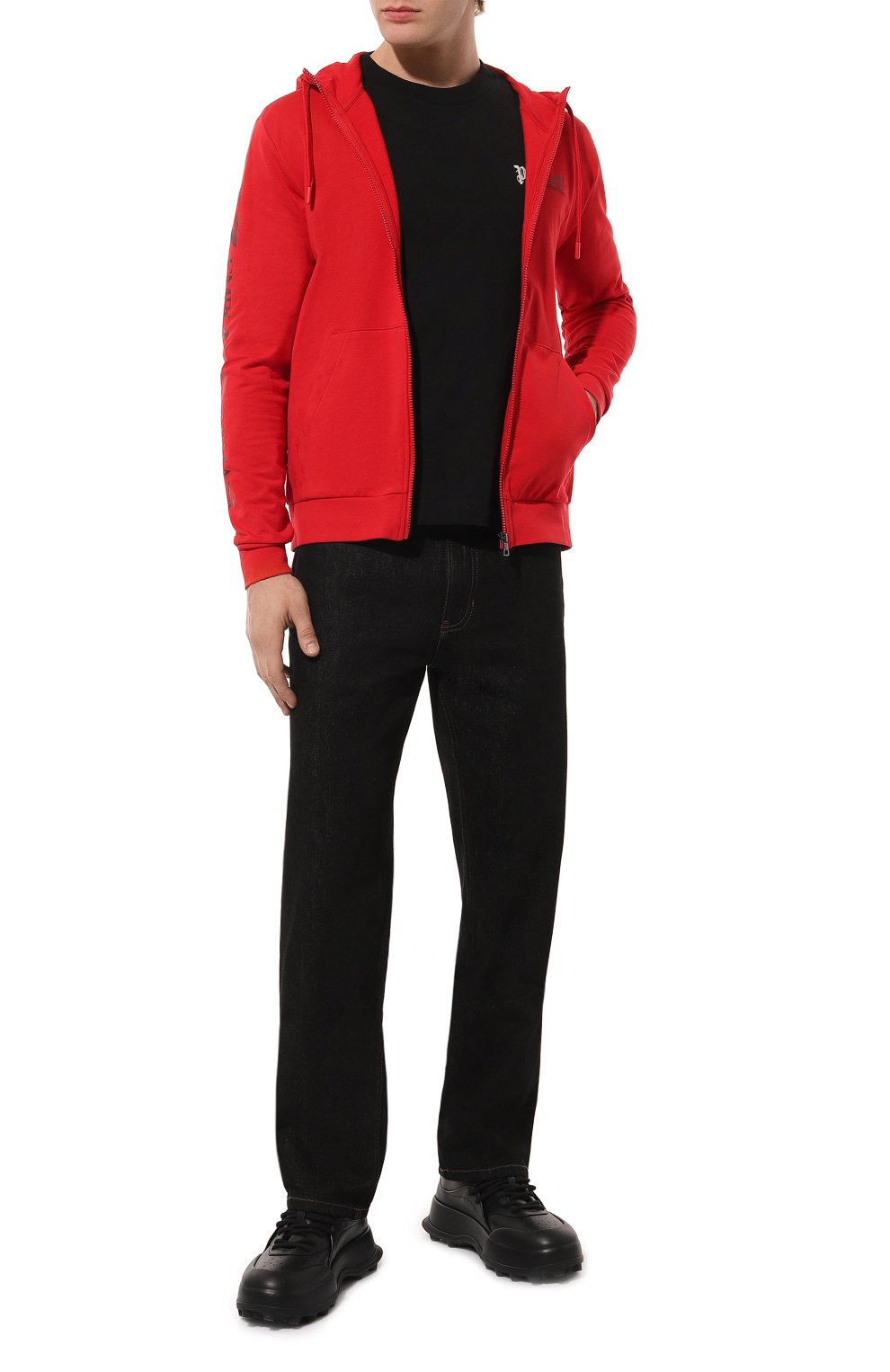 Хлопковая толстовка EA7, арт. 8NPM13/PJ05Z, фото 2