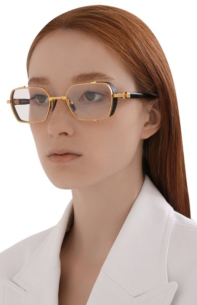 Оправа BALMAIN золотого цвета по цене 79600 руб., арт. BPX-117A, фото 2 Оправа BALMAIN, арт. BPX-117A, фото 2