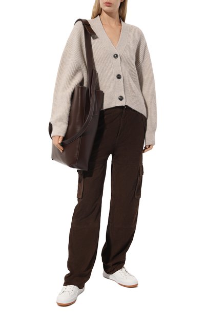 Кардиган CLOSED серого цвета по цене 35150 руб., арт. C96059-98I-22, фото 2 Кардиган CLOSED, арт. C96059-98I-22, фото 2