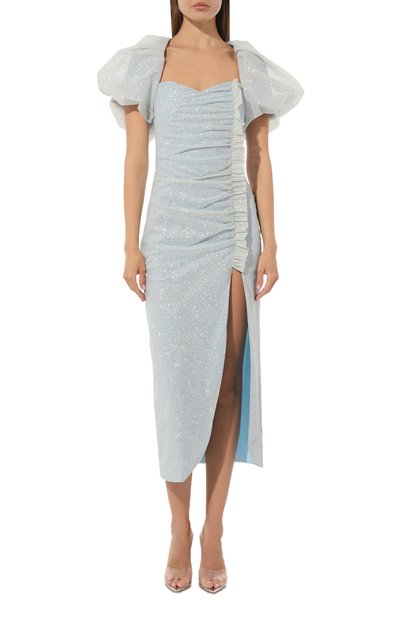 Платье SASHA KIM голубого цвета по цене 49000 руб., арт. УТ-00001160, фото 3 Платье SASHA KIM, арт. УТ-00001160, фото 3