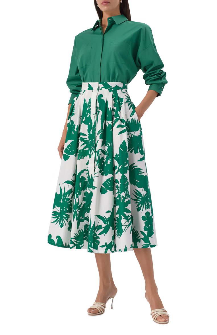 Хлопковая юбка MAX MARA STUDIO, арт. ID0NE0, фото 1