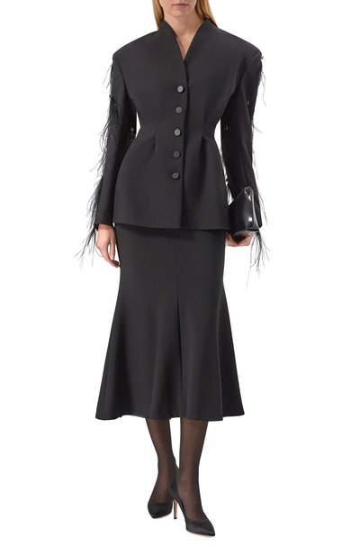 Жакет с отделкой стразами и перьями LEFFERS, арт. 4.52.45.15.01, фото 2