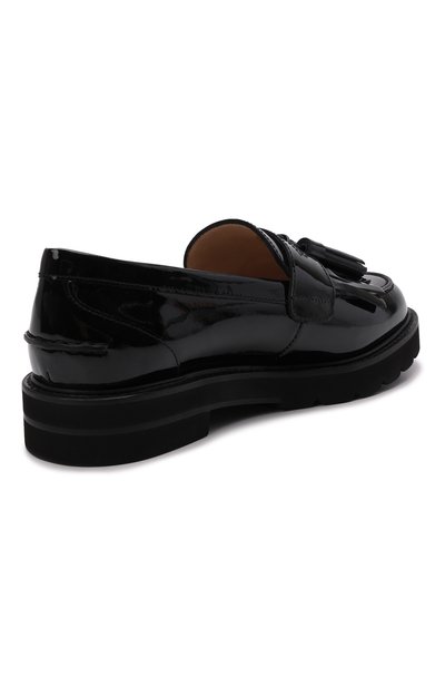 Кожаные пенни-лоферы mila STUART WEITZMAN черного цвета по цене 56100 руб., арт. S0401, фото 5 Кожаные пенни-лоферы mila STUART WEITZMAN, арт. S0401, фото 5