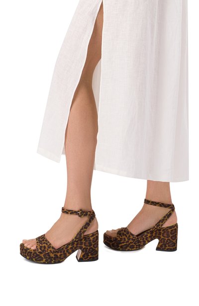 Замшевые босоножки alma 85 GIANVITO ROSSI, арт. G32384.55RIC.CMDALLP, фото 3