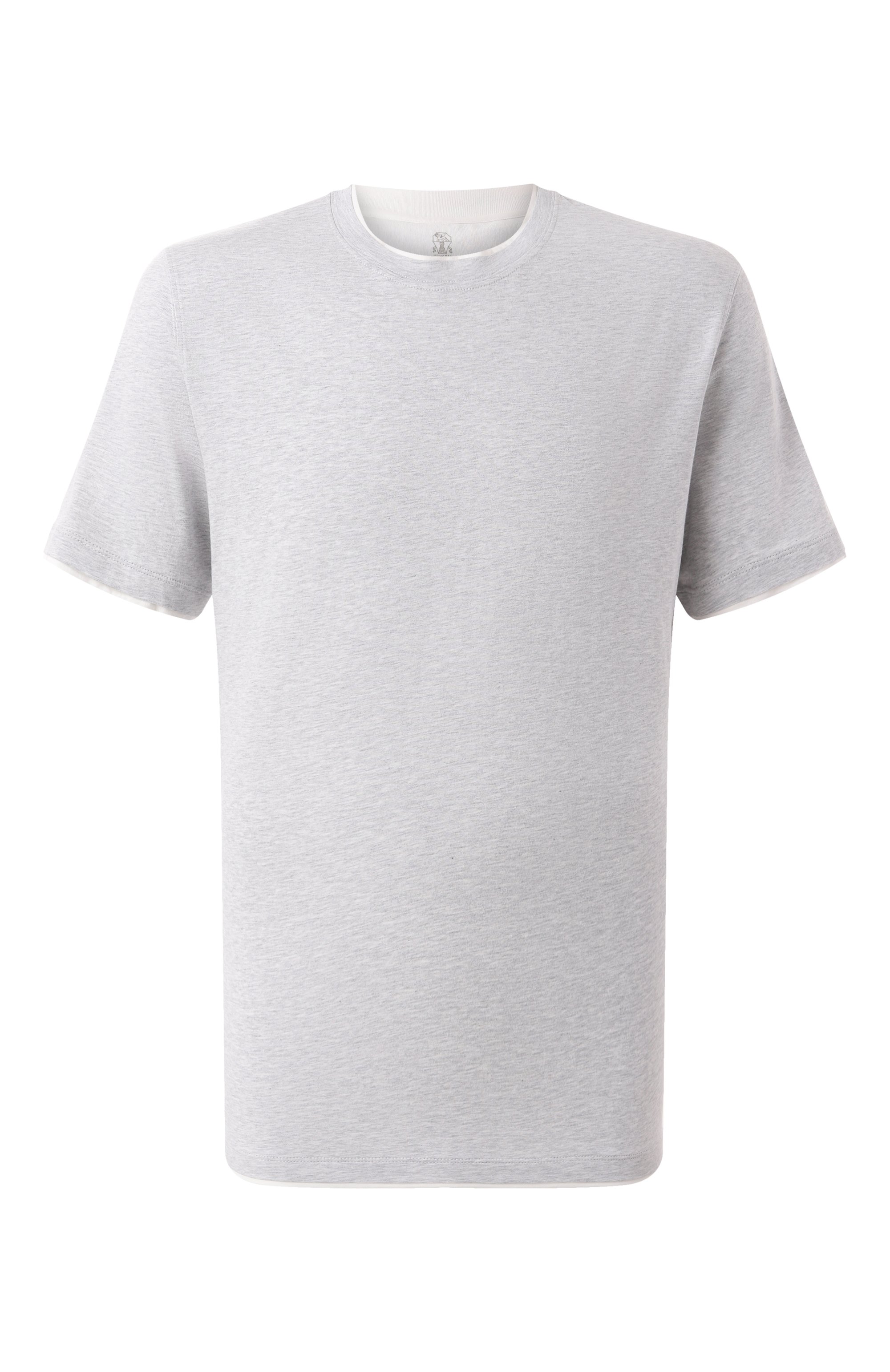 Хлопковая футболка BRUNELLO CUCINELLI, арт. M0B137427, фото 1