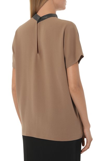 Хлопковый топ BRUNELLO CUCINELLI, арт. MP906DK504, фото 4
