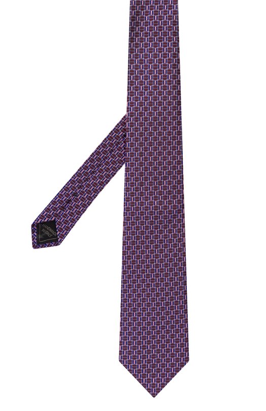 Шелковый галстук Brioni 062I00/PD476 Фиолетовый  062I00/PD476 Фото 3