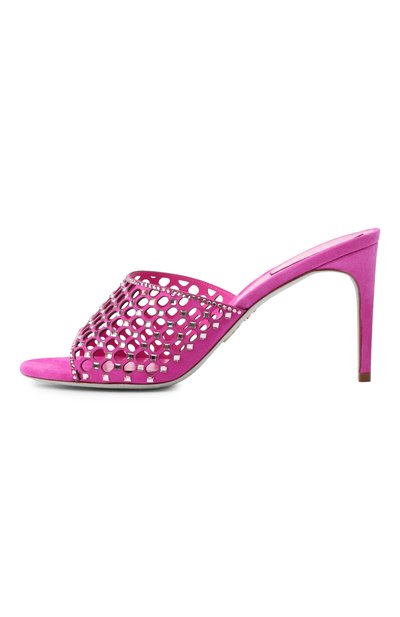 Замшевые мюли ginger 80 RENE CAOVILLA, арт. C11949-080/C001, фото 4