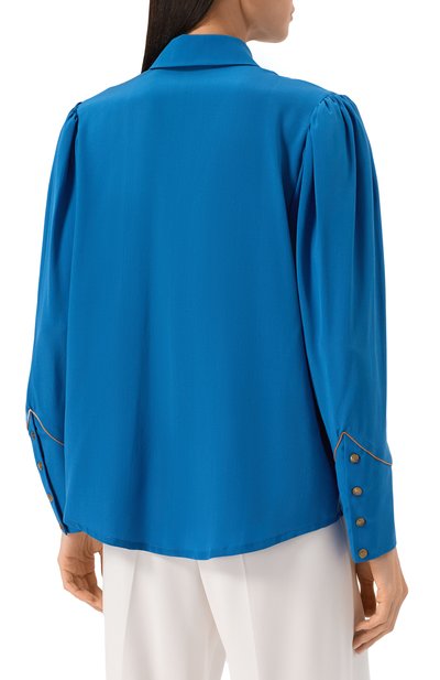 Шелковая блузка ULYANA SERGEENKO, арт. CMA001FW24RESORT 1864Т24, фото 4