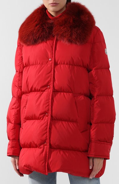 Пуховик с меховым воротником MONCLER, арт. D2-093-46931-25-54155, фото 3
