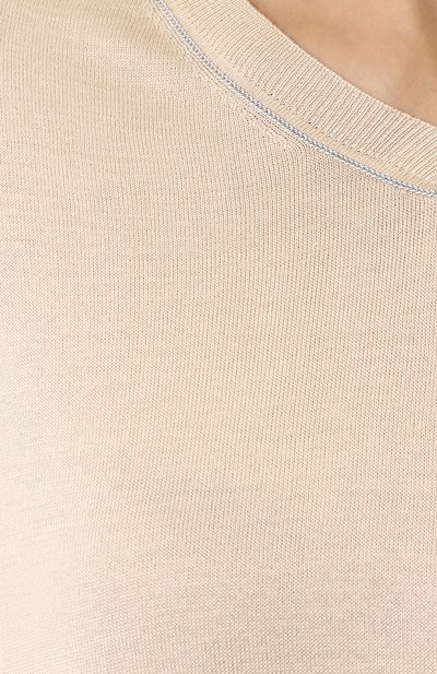 Вязаный топ свободного кроя с укороченным рукавом TEGIN, арт. 33-С, фото 5